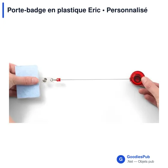 Porte-badge en plastique Eric - Image 11