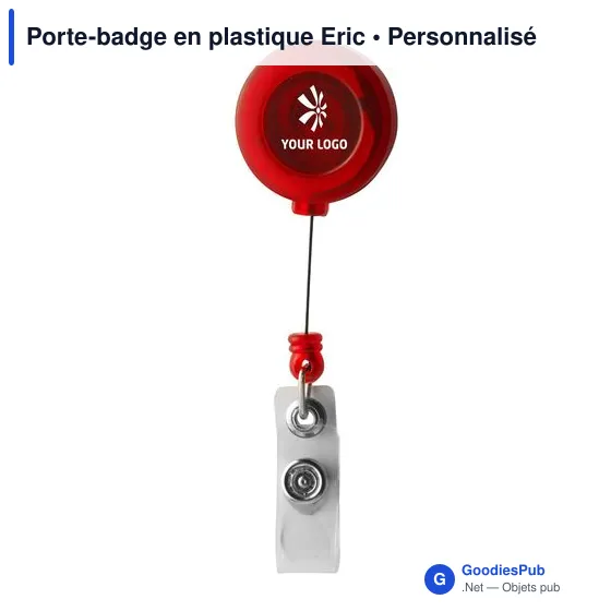 Porte-badge en plastique Eric - Image 6