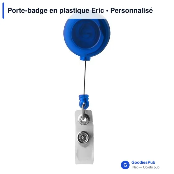 Porte-badge en plastique Eric - Image 7