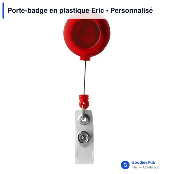 Porte-badge en plastique Eric - Image 10