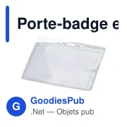 Porte-badge en PVC Philippa - Miniature 2