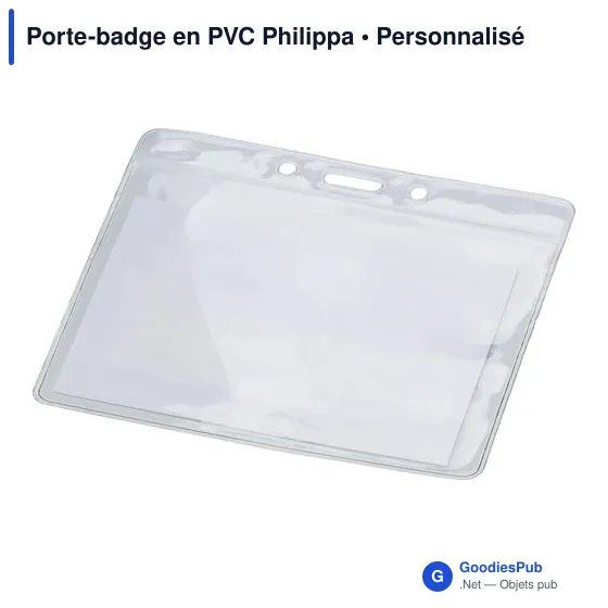 Porte-badge en PVC Philippa - Image 2