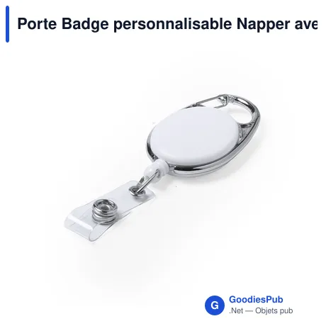 Porte Badge personnalisable Napper avec logo - Accessoire séminaire