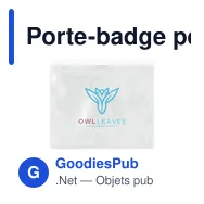Porte-badge personnalisable en PVC avec logo - Norne - Miniature 5