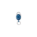 Variante Bleu givré - Porte-badge personnalisable en ABS givré avec logo - Finition givrée 5 coloris