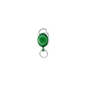 Variante Vert givré - Porte-badge personnalisable en ABS givré avec logo - Finition givrée 5 coloris