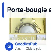 Porte-bougie en verre personnalisable avec logo - Casey - Miniature 6