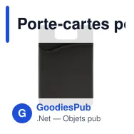 Porte-cartes pour smartphone personnalisable en silicone avec logo - 6 coloris - Miniature 2