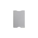 Variante Argent - Porte-cartes anti-RFID personnalisable en étui rigide avec logo - Rigide