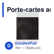Porte-cartes anti-RFID personnalisable souple avec logo - Souple - Miniature 2