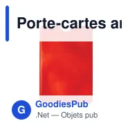 Porte-cartes anti-RFID personnalisable souple avec logo - Souple - Miniature 6