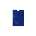 Variante Bleu foncé - Porte-cartes anti-RFID personnalisable souple avec logo - Souple