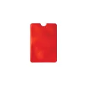Variante Rouge - Porte-cartes anti-RFID personnalisable souple avec logo - Souple