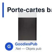Porte-cartes bancaires personnalisable en aluminium avec logo - 6 coloris - Miniature 3