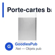 Porte-cartes bancaires personnalisable en aluminium avec logo - 6 coloris - Miniature 4