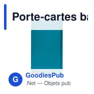 Porte-cartes bancaires personnalisable en aluminium avec logo - 6 coloris - Miniature 5