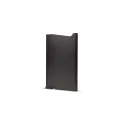 Variante Noir - Porte-cartes bancaires personnalisable en aluminium avec logo - 6 coloris