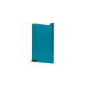 Variante Bleu clair - Porte-cartes bancaires personnalisable en aluminium avec logo - 6 coloris