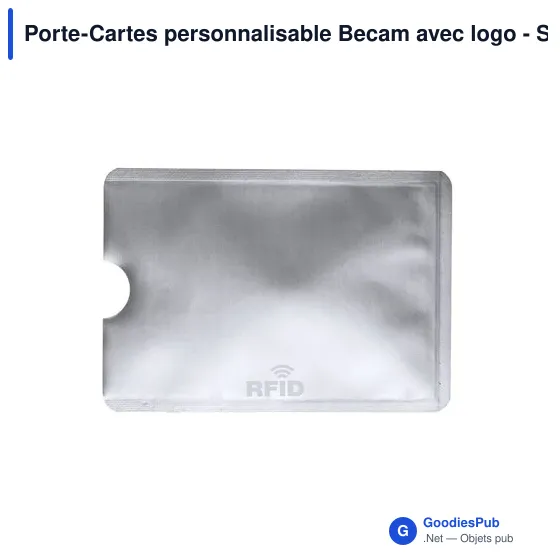 Porte-Cartes personnalisable Becam avec logo - Sécurisez vos données - Image 11