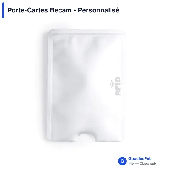 Porte-Cartes personnalisable Becam avec logo - Sécurisez vos données - Image 4