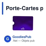 Porte-Cartes personnalisable Becam avec logo - Sécurisez vos données - Miniature 5