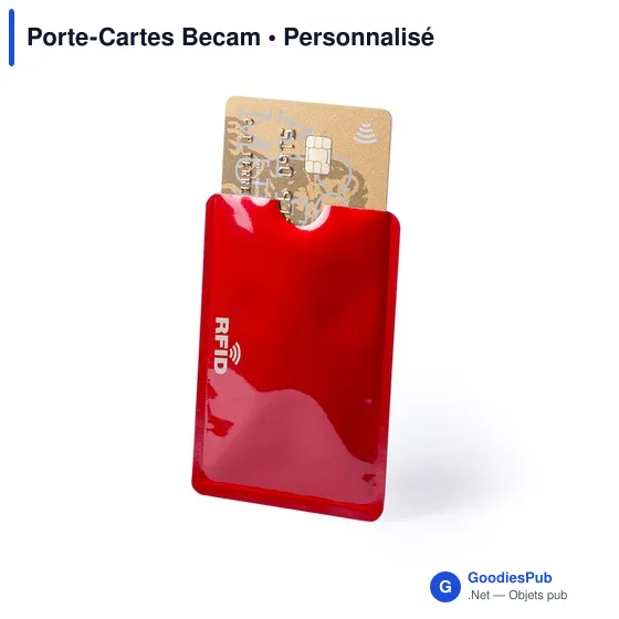 Porte-Cartes personnalisable Becam avec logo - Sécurisez vos données - Image 6