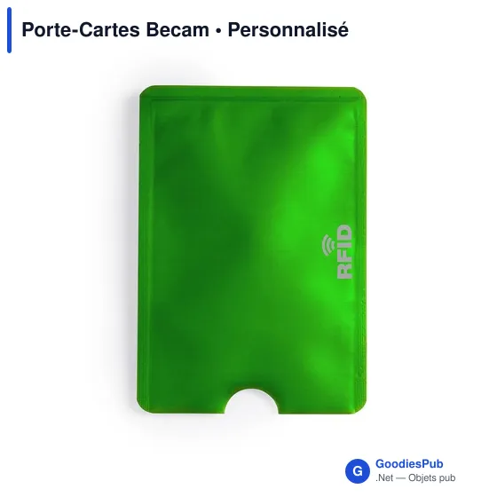 Porte-Cartes personnalisable Becam avec logo - Sécurisez vos données - Image 7
