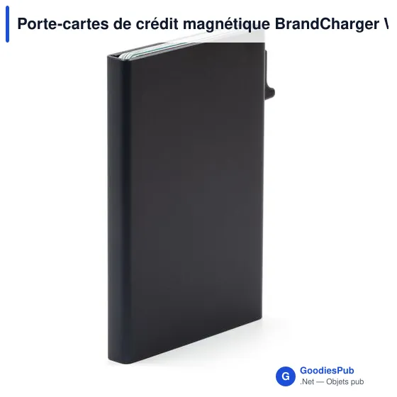 Porte-cartes de crédit magnétique BrandCharger Wally - Image 2