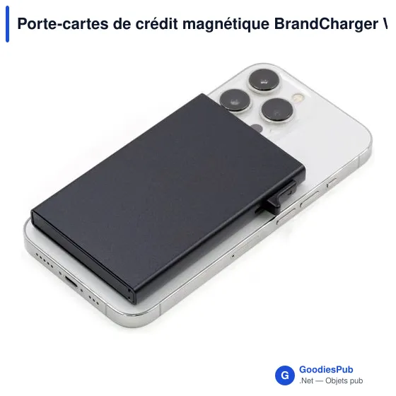 Porte-cartes de crédit magnétique BrandCharger Wally - Image 5