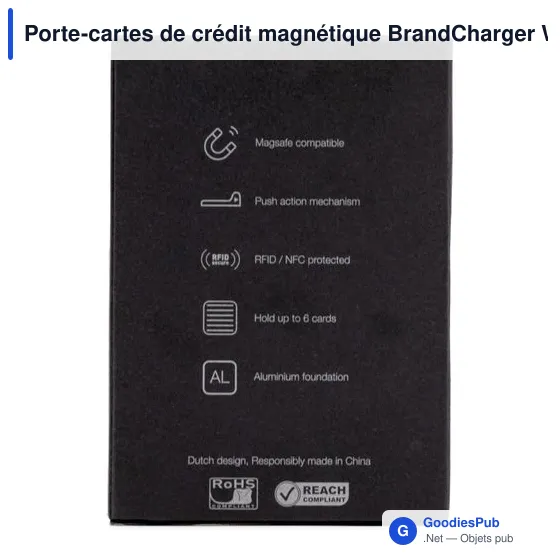 Porte-cartes de crédit magnétique BrandCharger Wally - Image 7