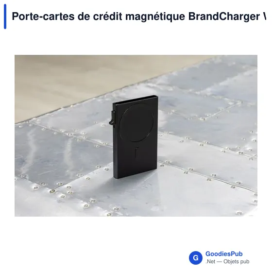 Porte-cartes de crédit magnétique BrandCharger Wally - Image 8