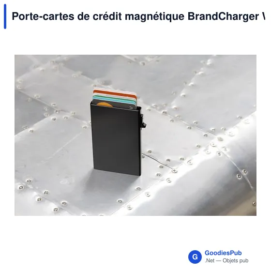 Porte-cartes de crédit magnétique BrandCharger Wally - Image 9
