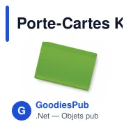 Porte-Cartes Kazak personnalisable avec logo pour entreprises - Miniature 3