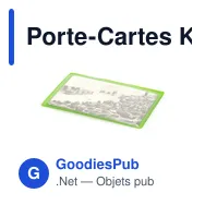Porte-Cartes Kazak personnalisable avec logo pour entreprises - Miniature 7