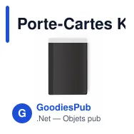 Porte-Cartes Kazak personnalisable avec logo pour entreprises - Miniature 8