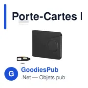 Porte-Cartes Portefeuille Traqueur Nairobix - Miniature 1