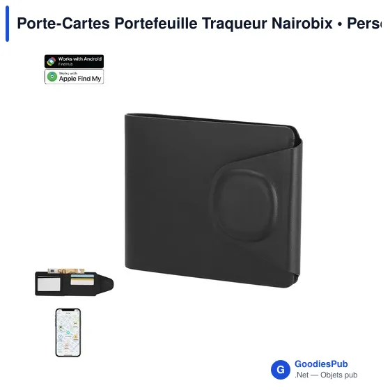 Porte-Cartes Portefeuille Traqueur Nairobix - Image 1