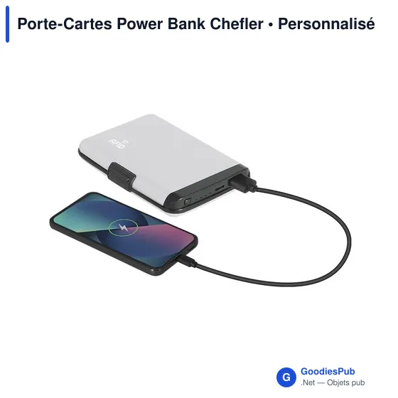 Porte-Cartes Power Bank Chefler - Image 4