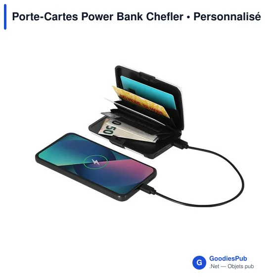 Porte-Cartes Power Bank Chefler - Image 5