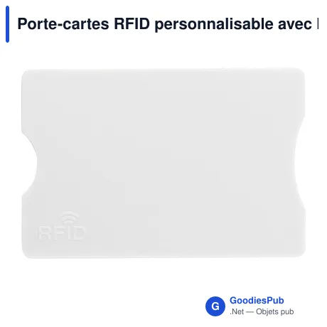 Porte-cartes RFID personnalisable avec logo - Sécurisez vos cartes