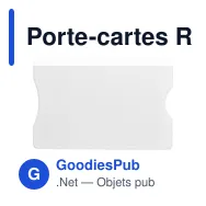 Porte-cartes RFID personnalisable avec logo - Sécurisez vos cartes - Miniature 2