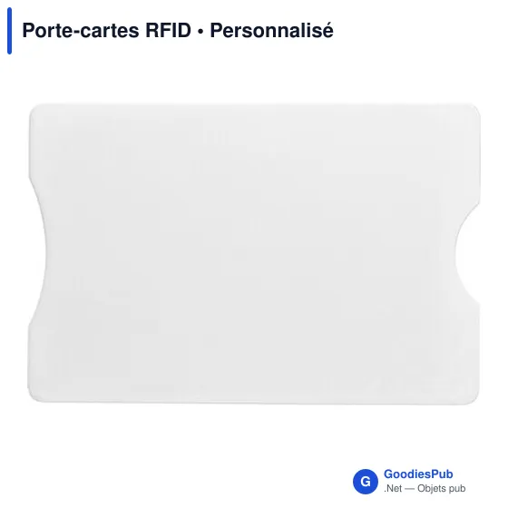Porte-cartes RFID personnalisable avec logo - Sécurisez vos cartes - Image 2