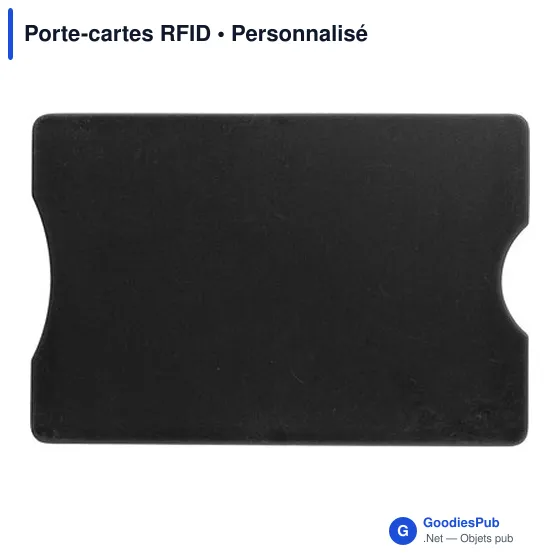 Porte-cartes RFID personnalisable avec logo - Sécurisez vos cartes - Image 4