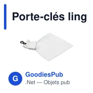 Porte-clés lingette microfibre personnalisable anti-bactérien avec logo - Miniature 2