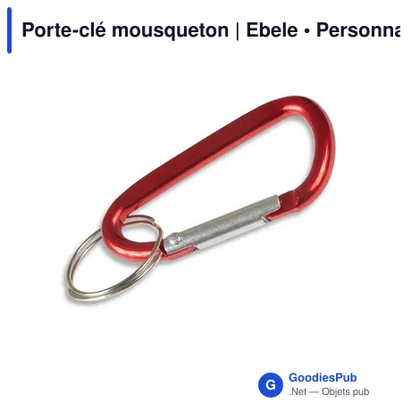 Porte-clé mousqueton | Ebele