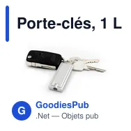 Porte-clés, 1 LED | Jesse - Miniature 1