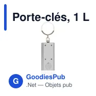 Porte-clés, 1 LED | Jesse - Miniature 3
