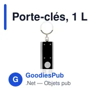 Porte-clés, 1 LED | Jesse - Miniature 6