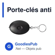 Porte-clés anti-agression Harold - Miniature 7
