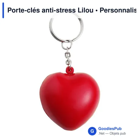 Porte-clés anti-stress Lilou